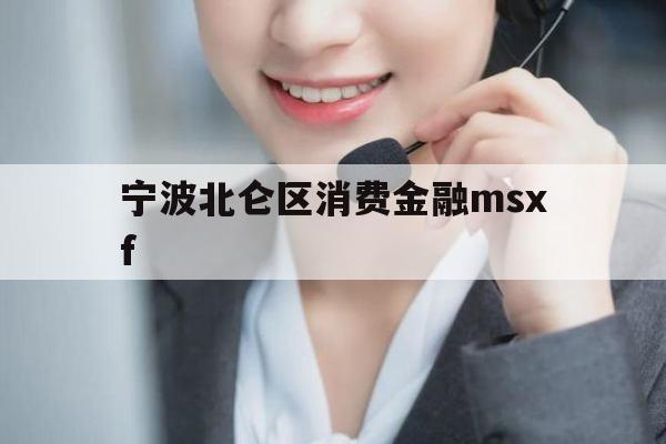 宁波北仑区消费金融msxf