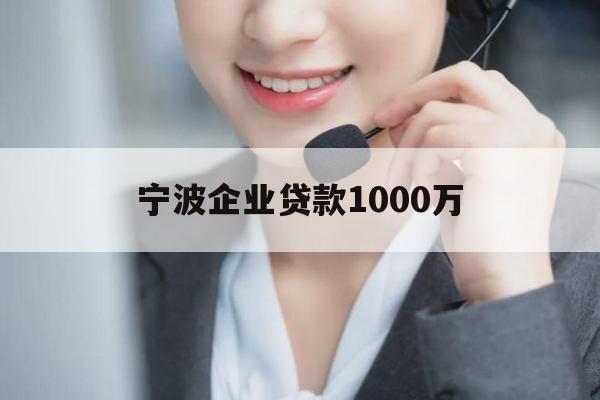 宁波企业贷款1000万